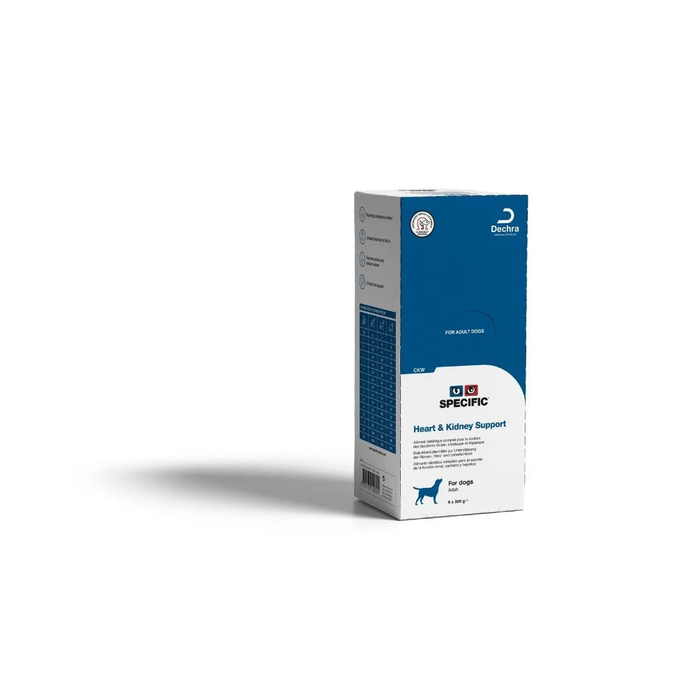 Dechra SPECIFIC™ CKW Heart & Kidney Support Wet Dog Food 6x300g 6 Dechra SPECIFIC™ CKW Heart & Kidney Support Wet Dog Food 6x300g - Image 4