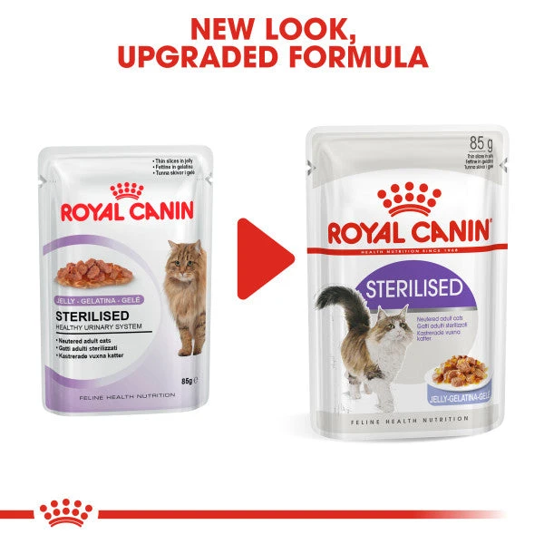 Royal Canin Sterilised Adult In Jelly Wet Cat Food For Cats 12 X 85g 4 Royal Canin Sterilised Adult In Jelly Wet Cat Food For Cats 12 X 85g - Image 2
