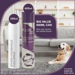 Dechra RIP Fleas Extra, Environmental Household Flea Spray 600ml -Pet Supplies u1yn00y51qv