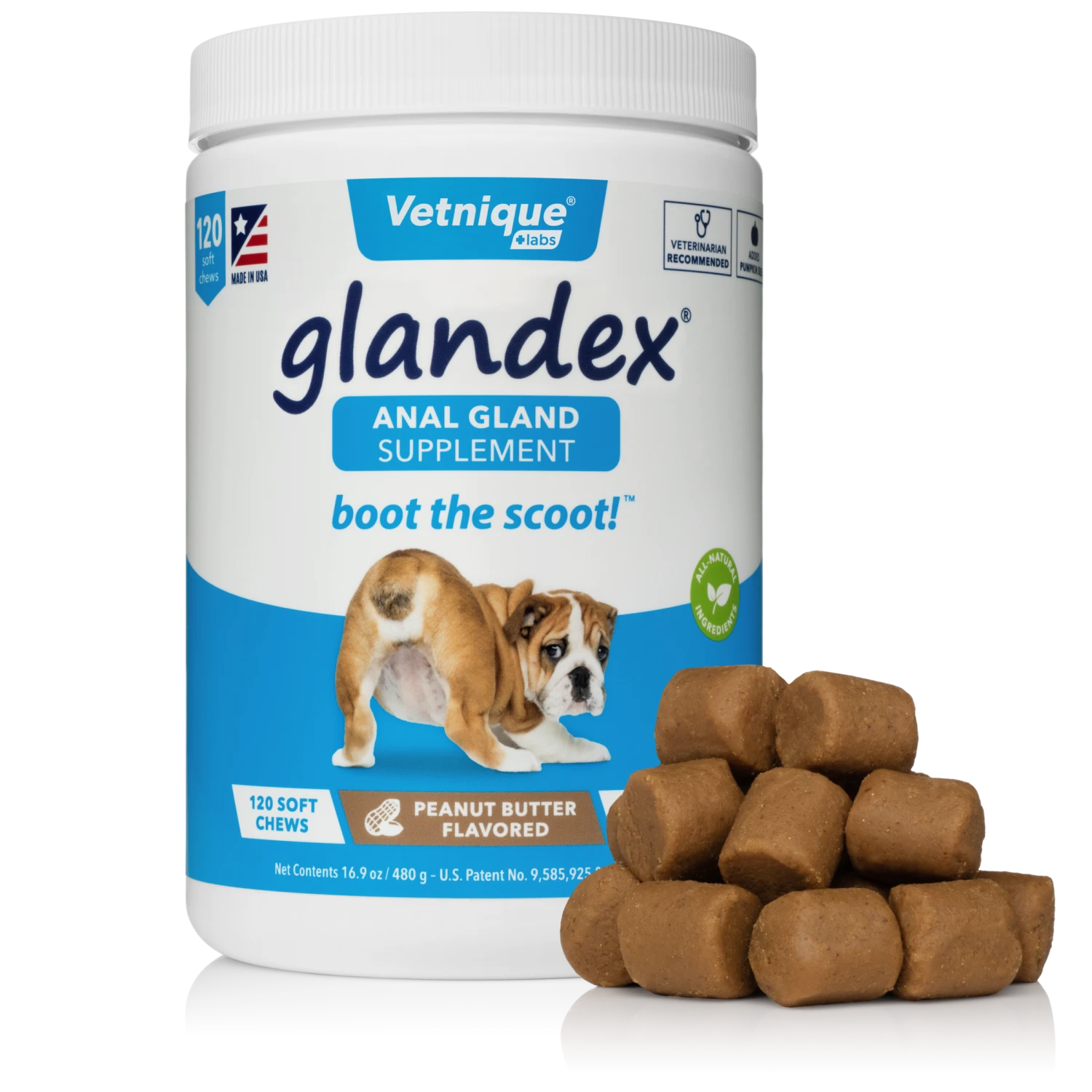 Glandex Soft Peanut Butter Chews For Anal Gland Problems In Cats & Dogs 6 Glandex Soft Peanut Butter Chews For Anal Gland Problems In Cats & Dogs - Image 5