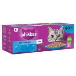 WHISKAS 1+ Cat 85g Pouches X 40 , Fish, Poultry Fish And Surf &Turf -Pet Supplies v3yebvwc0yk 98d85006 8560 4437 8b32 439c8159239d