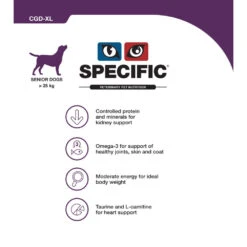 Dechra Specific CGD-XL Senior Large & Giant Breed Dry Dog Food -Pet Supplies wckodlnax5z