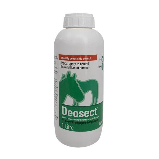 ZOETIS Deosect Horse Flea Fly Killer Spray - All Sizes 3 ZOETIS Deosect Horse Flea Fly Killer Spray - All Sizes