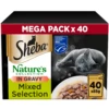 Sheba Natures Collection Cat Pouch Poultry Or Mixed 40 Packs Of 85g -Pet Supplies wskptdaqgsl