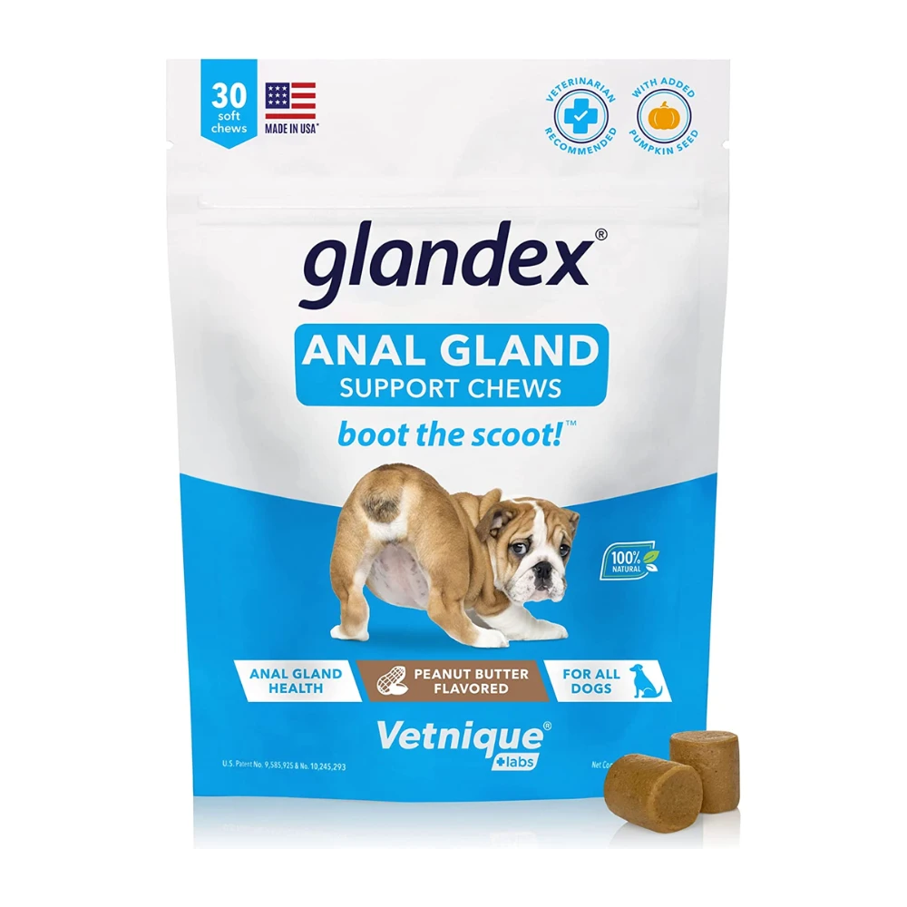 Glandex Soft Peanut Butter Chews For Anal Gland Problems In Cats & Dogs 3 Glandex Soft Peanut Butter Chews For Anal Gland Problems In Cats & Dogs - Image 2