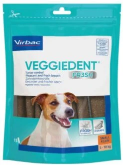 Virbac Veggiedent Fresh Dog Dental Chews -Pet Supplies yazf1khm0yh