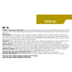 Dechra Specific CPD-XL Puppy Large & Giant Breed Dry Dog Food -Pet Supplies ys1hd5tgccd