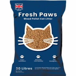 Fresh Paws Wood Cat Litter 30 Litres