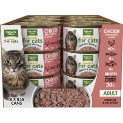 Natures Menu Cat Chicken With Salmon & Tuna 85g X 18 -Pet Supplies zibzfpkzaac