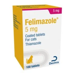 Dechra Felimazole Coated Tablets For Cats X 100 Tablets -Pet Supplies zwulloh4vak