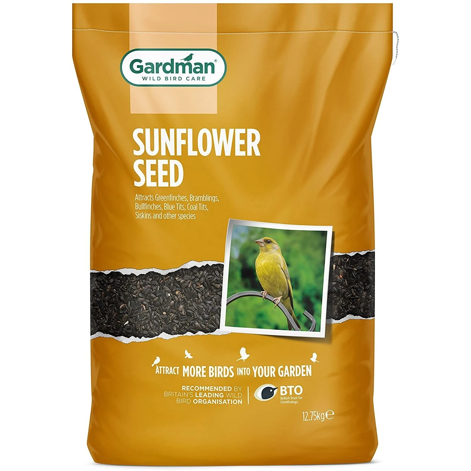 Gardman High Quality Bird Food Sunflower Seed 12.75kg 3 Gardman High Quality Bird Food Sunflower Seed 12.75kg